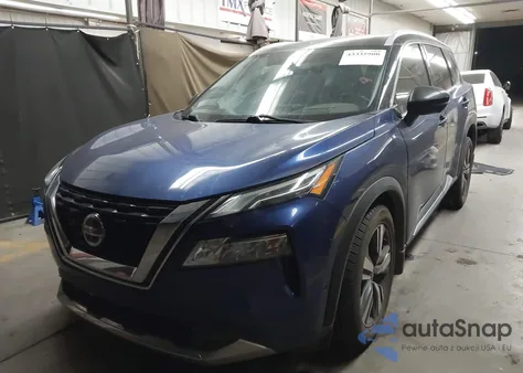 2021 Nissan Rogue Platinum Intelligent Awd из США, поврежденный, VIN JN8AT3DD1MW314600